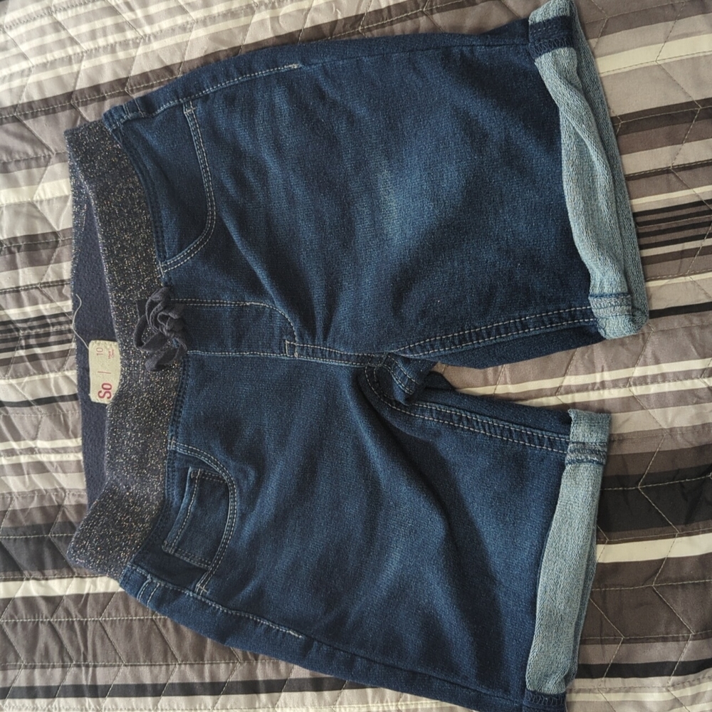 Girl's denim shorts